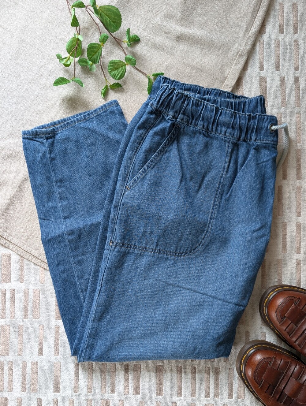J. Crew | Denim Drawstring Pant